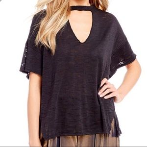 Free People Jordan tee black XS